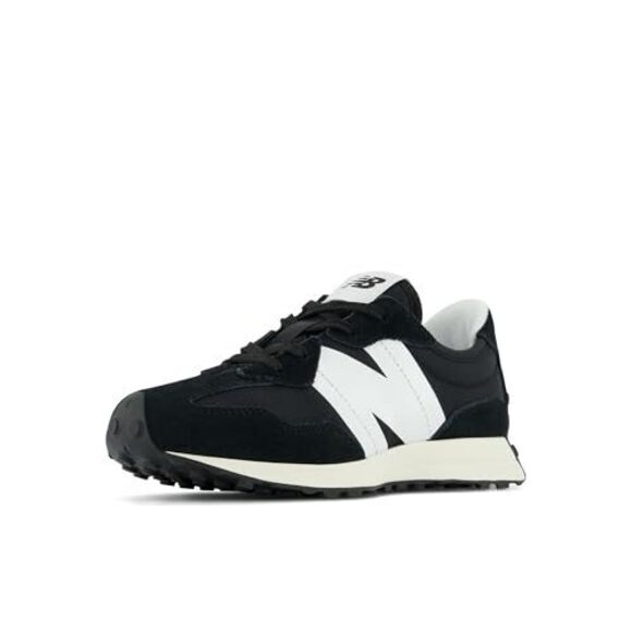 New Balance Other - New Balance Kid's 327 V1 Sneaker, Black/White, 6 Big Kid